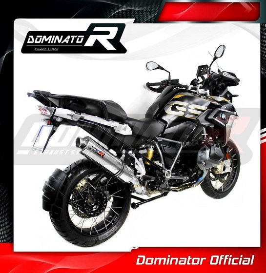 BW086DST-H Dominator homologated exhaust silencer round