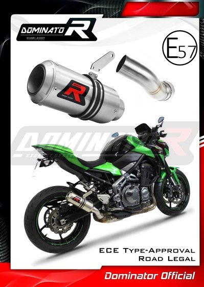 KA055DC-H Dominator homologated exhaust silencer gp