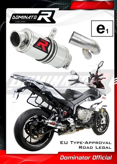 BW083DC-H Dominator homologated exhaust silencer gp1