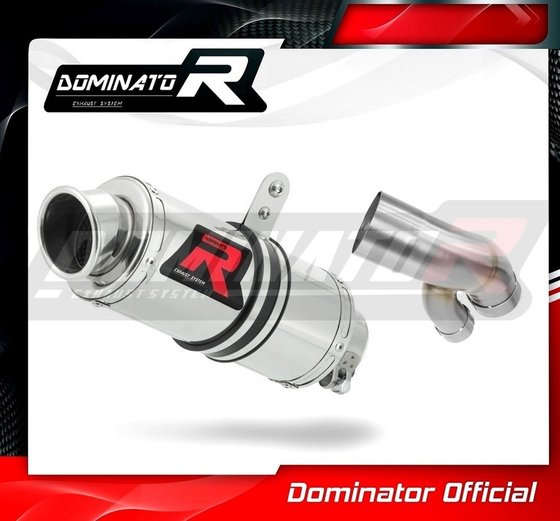 BW083DC-H Dominator homologated exhaust silencer gp1