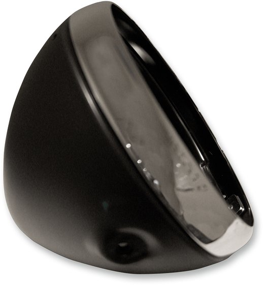 EMGO 7" black lucas style headlight shell