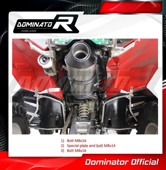 SU054DF-S Dominator exhaust silencer hp2