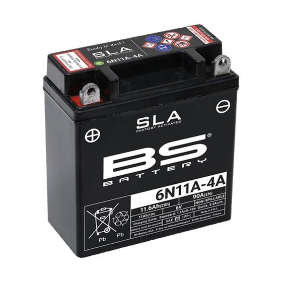 BS BATTERY 6n11a-4a battery