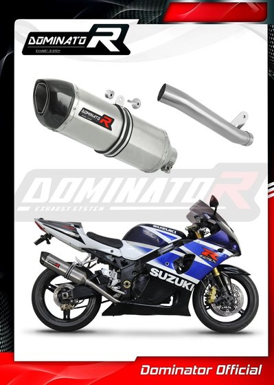 SU102DF-S Dominator exhaust silencer muffler slip-on hp1