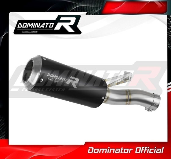 BW114DCBL-S Dominator exhaust silencer muffler gp black