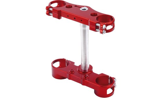 11.080.0.RO KITE triple clamp mx-en 22 mm offset aluminium anodized red