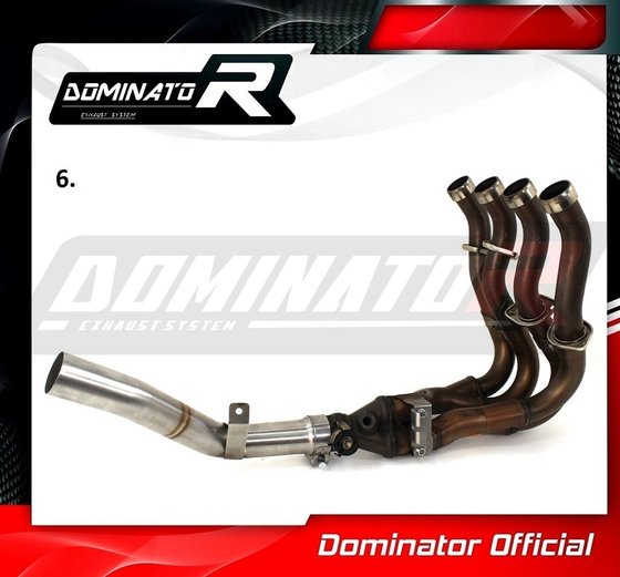 SU058D Dominator exhaust cat eliminator decat