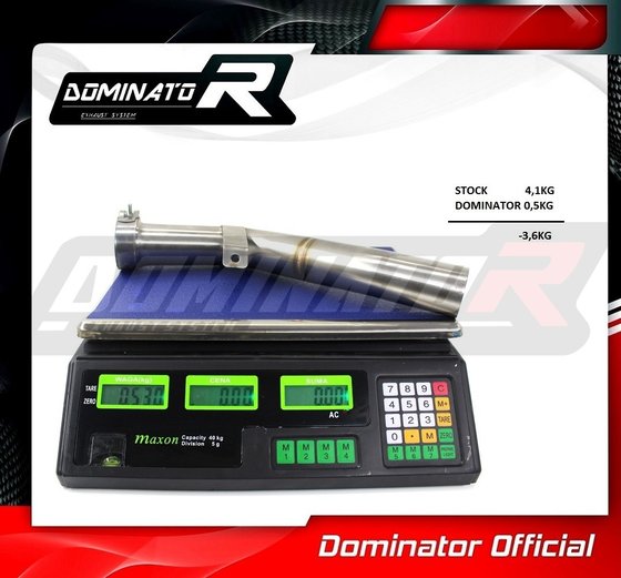 SU058D Dominator exhaust cat eliminator decat