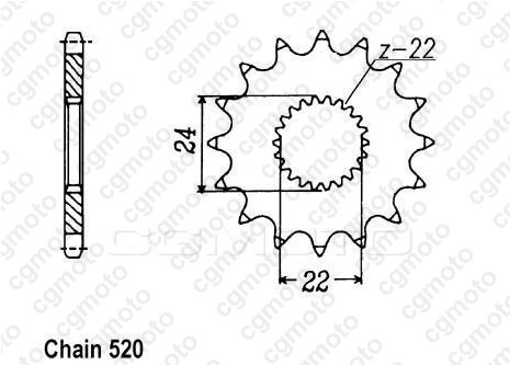 KA007 REGINA drive chain and sprocket kit with gold chain and steel sprockets