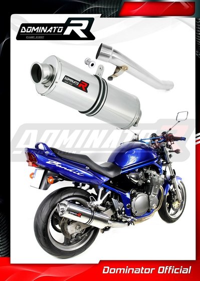 SU069DA-S Dominator exhaust silencer oval