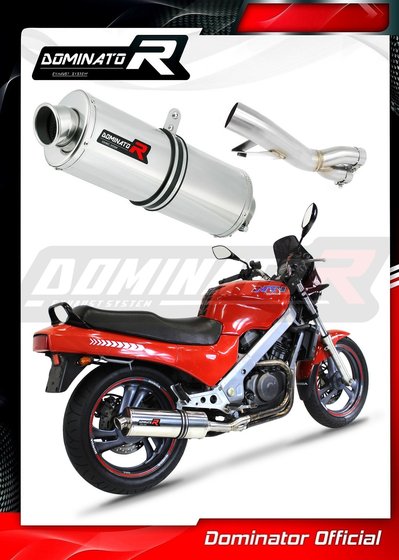 HO077DA-S Dominator exhaust silencer oval