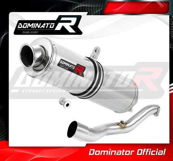 SU088DST-S Dominator exhaust silencer round