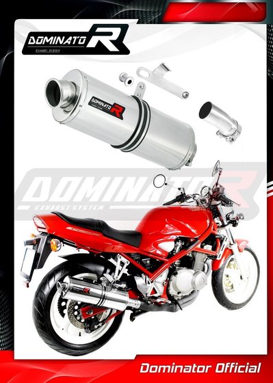 SU079DA-S Dominator exhaust silencer oval