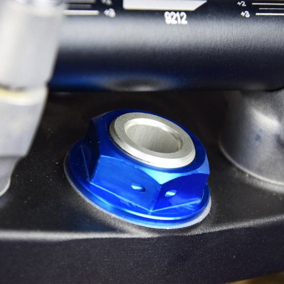 3.24100N SCAR steering stem nut blue