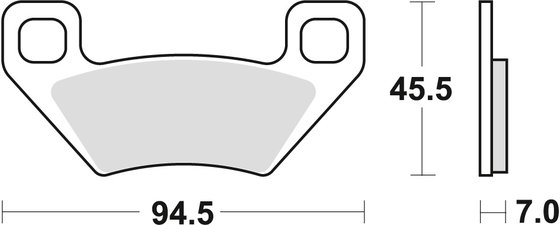 MCB773SI TRW si series sindered off-road brake pads