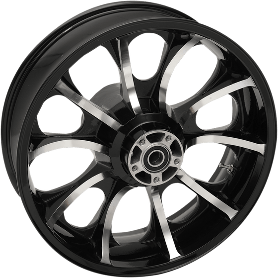 3D-LGO185BC-ABS COASTAL MOTO custom replacement rear wheel - black aluminum - 18x5.5 abs