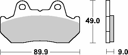 572HF SBS brakepads ceramic