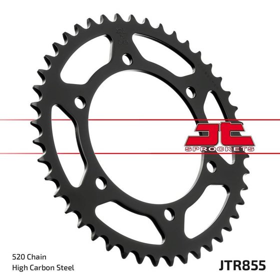 86648JTZBK JT Sprockets zbk rear sprocket 48tooth pitch 520 black