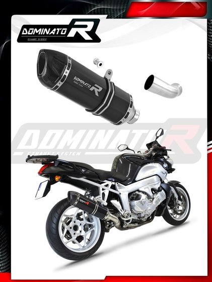 BW021DFBL-S Dominator exhaust silencer hp1 black