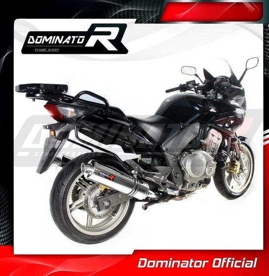 HO017DST-S Dominator exhaust silencer round