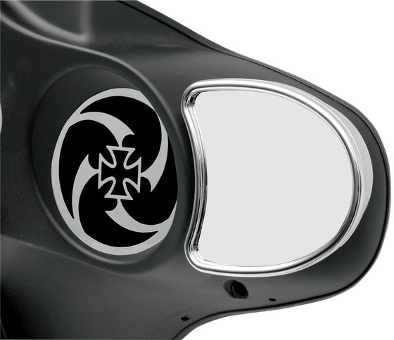 77302 DRAG SPECIALTIES chrome fairing mount mirror