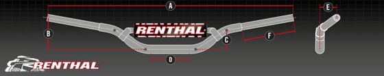 604-01-TT RENTHAL renthal fatbar 604 rc tt handlebar