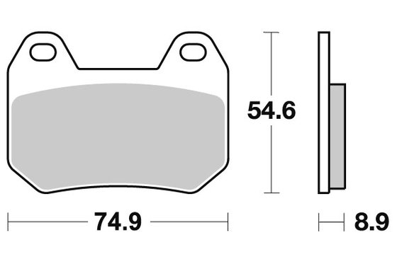 746HF SBS brakepads ceramic