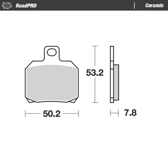 404804 MOTO-MASTER ceramic brake pad