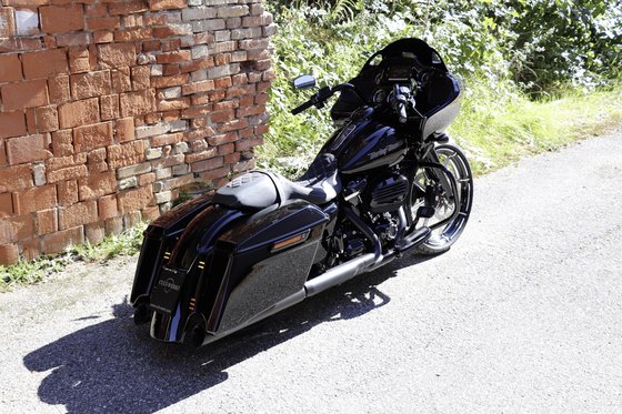 HD-TOU023 CULT WERK custom rear fender conversion kit in black