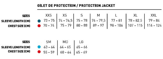 614-2219 SHOT ultralight kid 2.0 body armours