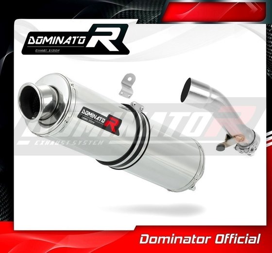 HO072DST-S Dominator exhaust silencer round