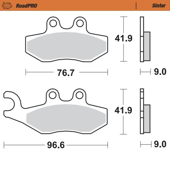 400403 MOTO-MASTER scooter brake pad