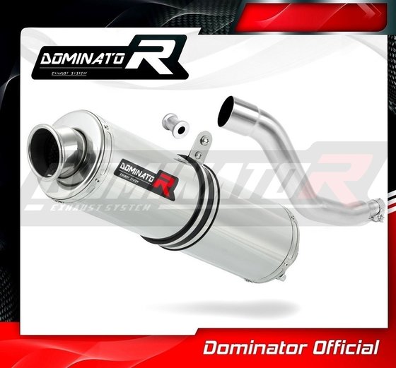 SU051DST-S Dominator exhaust silencer round