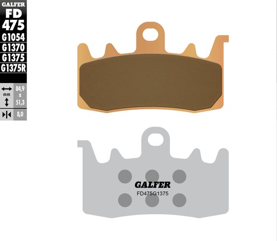 FD475G1375 GALFER sintered metal brake pad