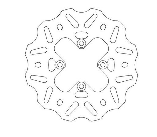 110364 MOTO-MASTER nitro rear brake rotor for offroad atv