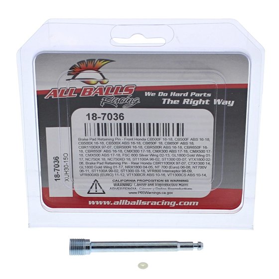 18-7036 All Balls brake pad retaining pin - front