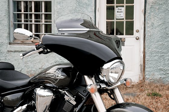 MEM0918 MEMPHIS SHADES HD slim polished windshield trim for batwing fairing