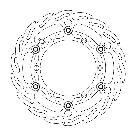 M112145 MOTO-MASTER floating front brake disc