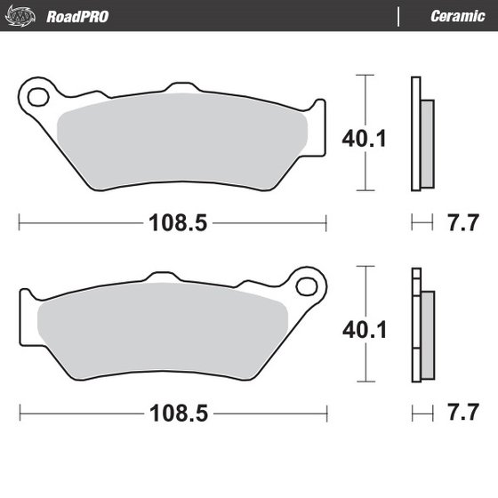 403304 MOTO-MASTER ceramic brake pad