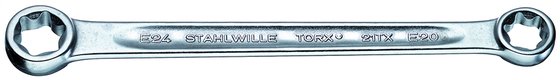 41250608 STAHLWILLE double ended ring spanner e6xe8