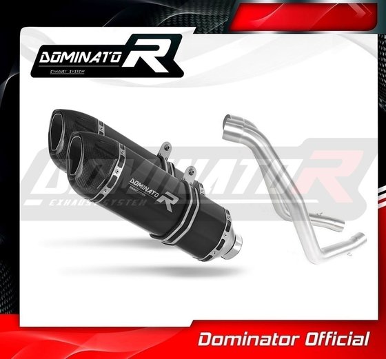 AP019DFBL-S Dominator exhaust silencer muffler hp1 black