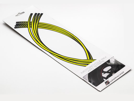 K46014 UNIRACING arc strips in yellow