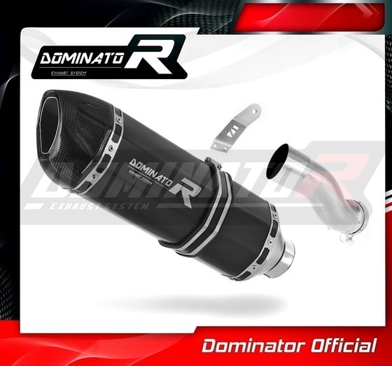 BW044DFBL-S Dominator exhaust silencer muffler hp1 black