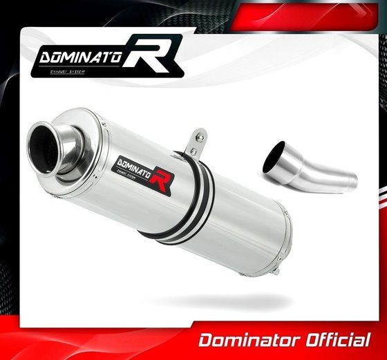 KA046DST-S Dominator exhaust silencer round