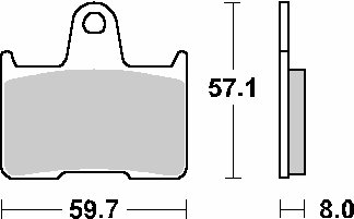 715HF SBS  sbs brakepads ceramic