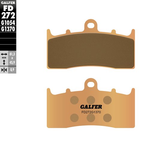 FD272G1370 GALFER street sinter brake pads for bmw (front)