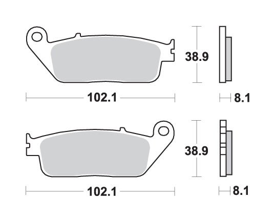 183MS SBS brakepads maxi sinter