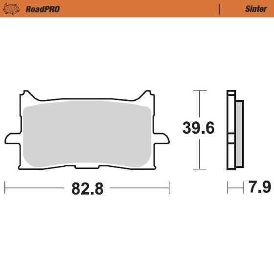 408101 MOTO-MASTER sintered front brake pad