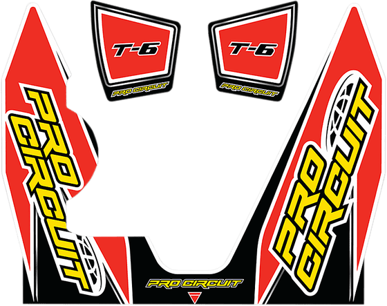 DC14T6-CRF PRO CIRCUIT t-6 exhaust sticker kit