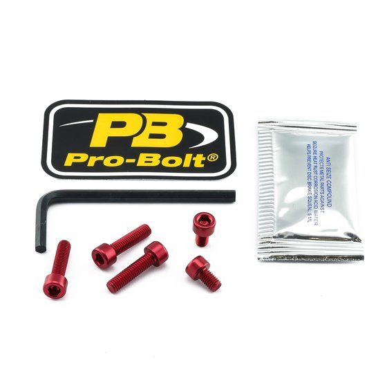 TYA398R PRO BOLT red fuel cap screw kit